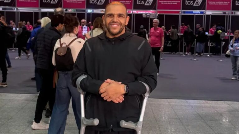 Man Paralysed After Shooting Defies Odds To Run London Marathon